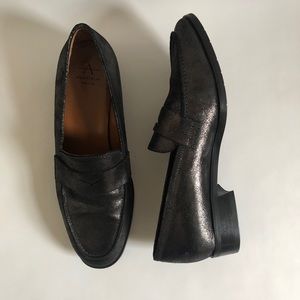 AQUATALIA | Gunmetal Weatherproof Penny Loafer